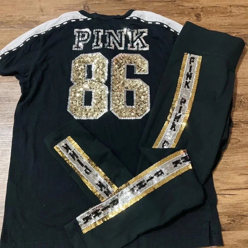 Victoria’s Secret Pink bling outfit set
